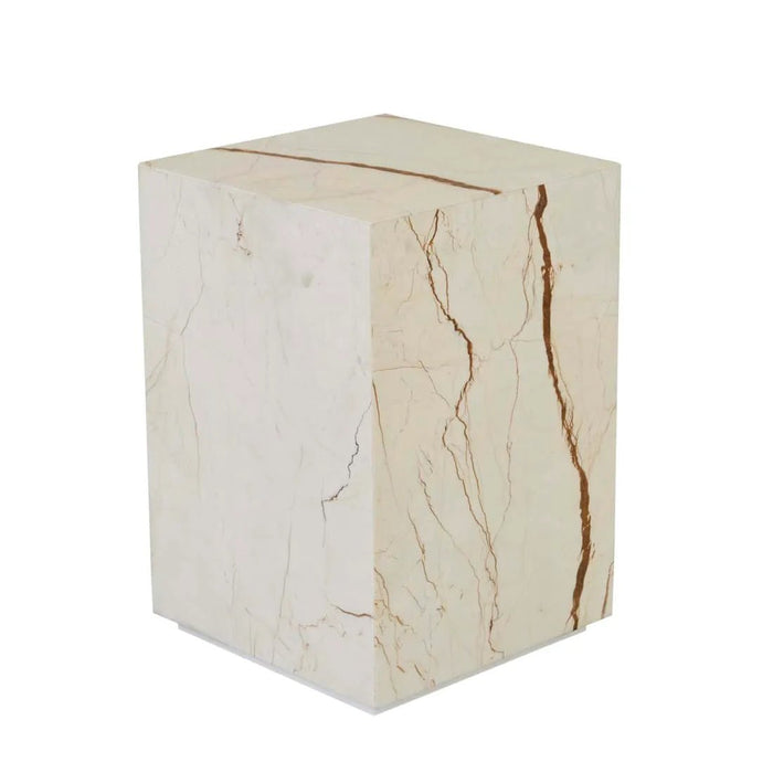 Elle Block Square Side Table