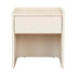 Elsie Bedside - Natural Travertine - Shell