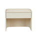 Elsie Bedside - Natural Travertine - Shell
