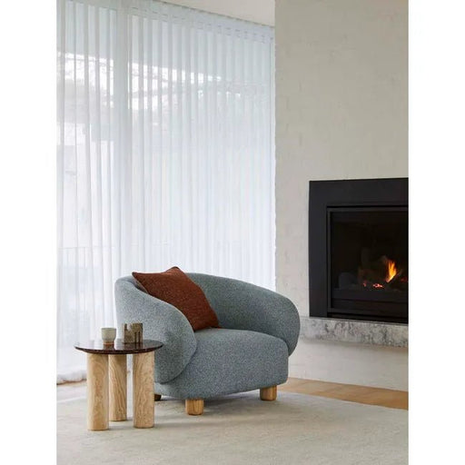 Flo Occasional Chair - Brick - Natural Ash