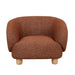 Flo Occasional Chair - Brick - Natural Ash