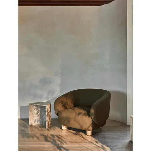 Flo Occasional Chair - Deep Olive - Natural Ash