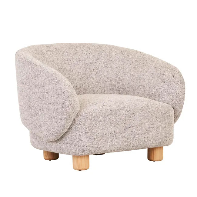 Flo Occasional Chair - Moon Rock - Natural Ash