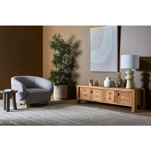 Flo Occasional Chair - Moon Rock - Natural Ash