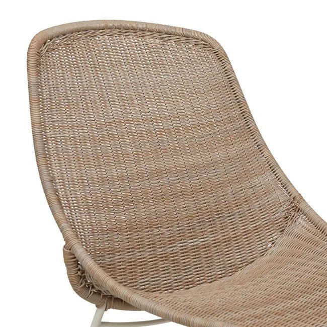 Granada Scoop Closed Weave Dining Chair - Linen - Sand