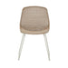 Granada Scoop Closed Weave Dining Chair - Linen - Sand