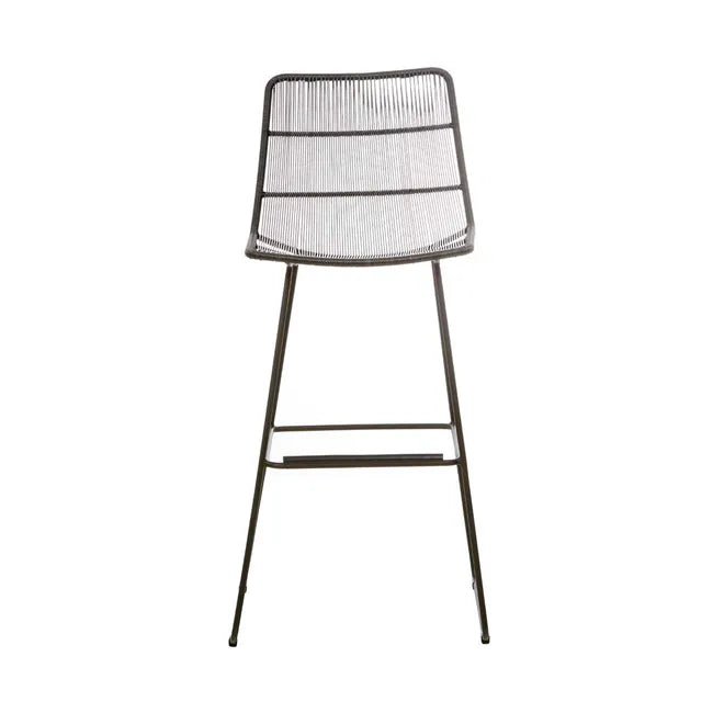 Granada Sleigh Barstool - Licorice
