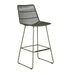 Granada Sleigh Barstool - Moss