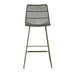 Granada Sleigh Barstool - Moss