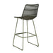 Granada Sleigh Barstool - Moss
