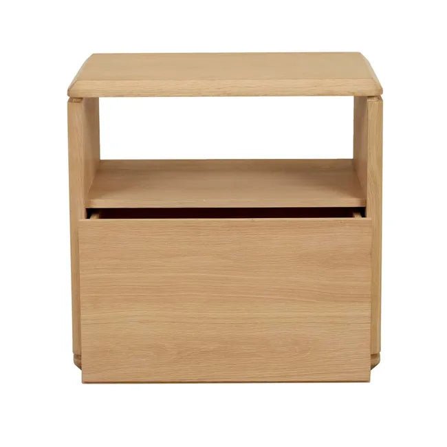 Henry Bedside - Satin Oak