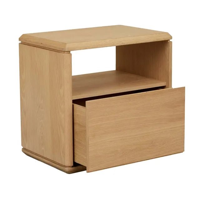 Henry Bedside - Satin Oak