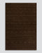 Hugo Floor Rug in Espresso, the whole rug shown flat on a plain background