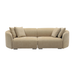 Juniper Pearl Sofa - Copeland Honey, front view on a white background