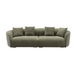 Juniper Pearl Sofa - Copeland Olive, front view on a white background