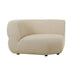 Juno Cloud Round Corner Sofa - Cashew Tweed