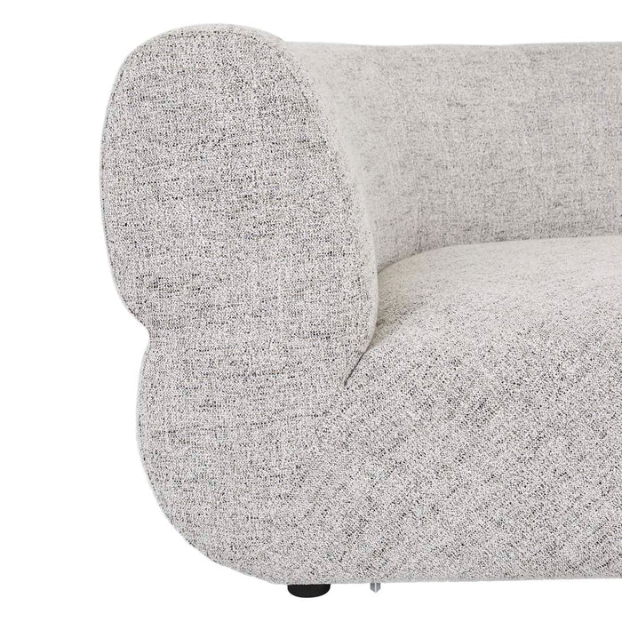 Juno Cloud Round Corner Sofa - Moon Rock