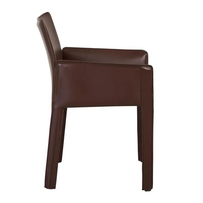 Lachlan Dining Armchair - Burgundy