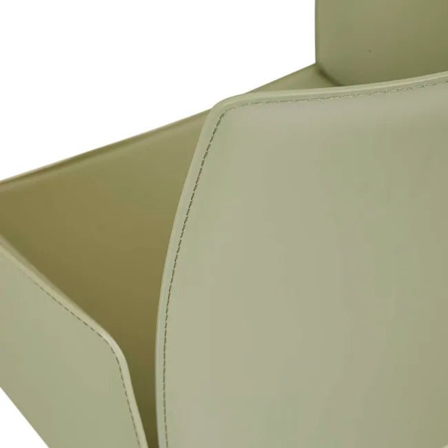 Lachlan Dining Armchair - Moss Recycled Leather