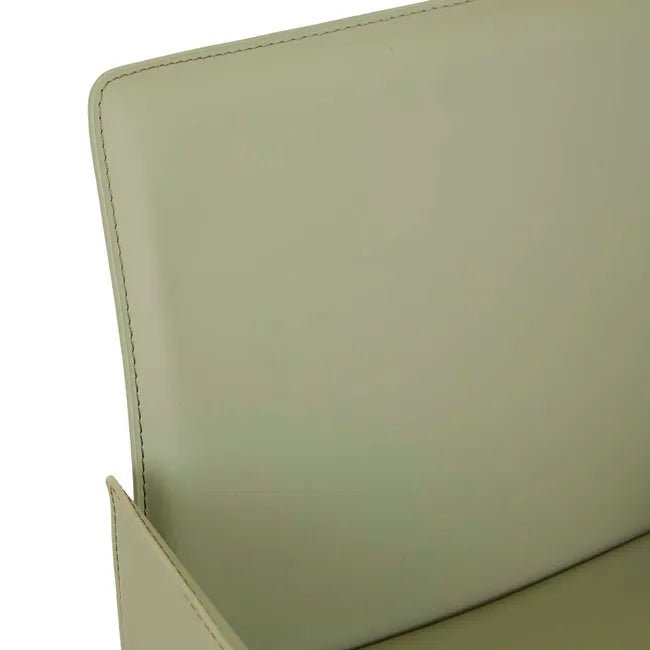 Lachlan Dining Armchair - Moss Recycled Leather
