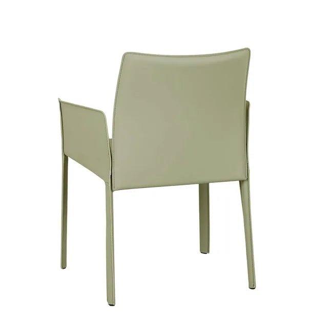 Lachlan Dining Armchair - Moss Recycled Leather