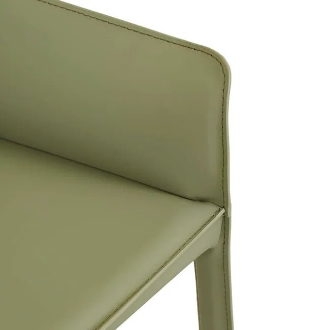 Lachlan Dining Armchair - Moss Recycled Leather
