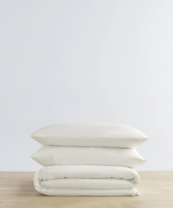 Linen Duvet Cover – Ivory