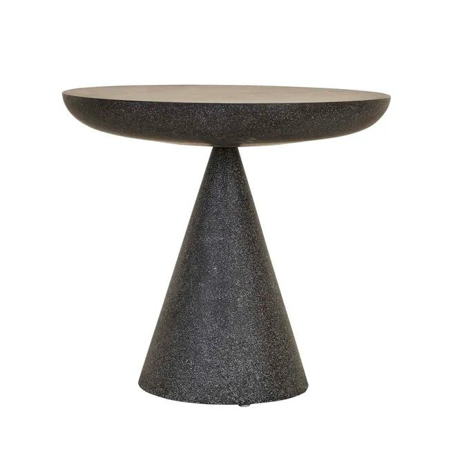 Livorno Luna Cafe Table - Black Speckle