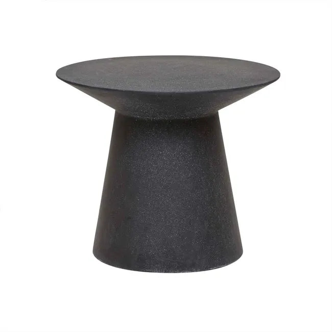 Livorno Round Side Table - Black Speckle