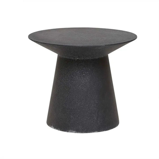 Livorno Round Side Table - Black Speckle