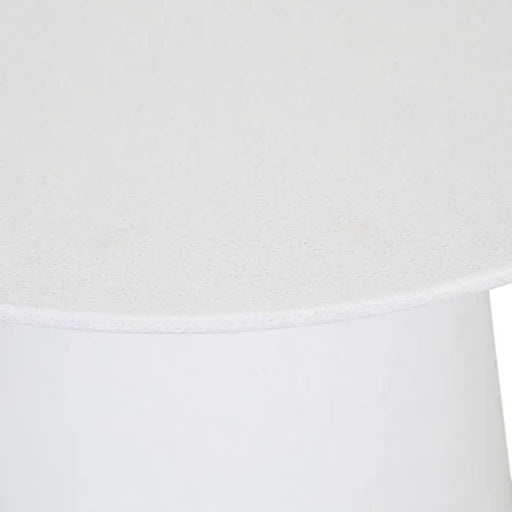 Livorno Round Side Table - White Speckle