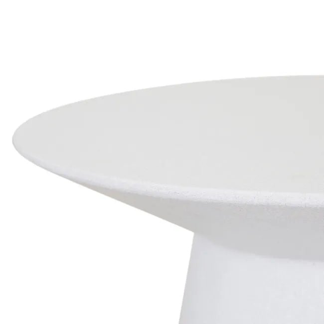 Livorno Round Side Table - White Speckle