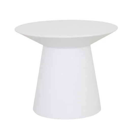 Livorno Round Side Table - White Speckle
