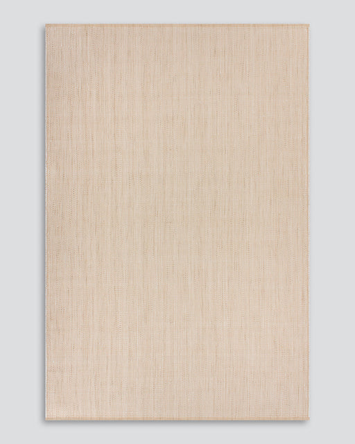 Lonsdale Floor Rug in Almond, the whole rug shown flat on a plain background