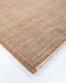 Lonsdale Floor Rug in Cumin, close-up of a corner showing the edge and recycled PET pile