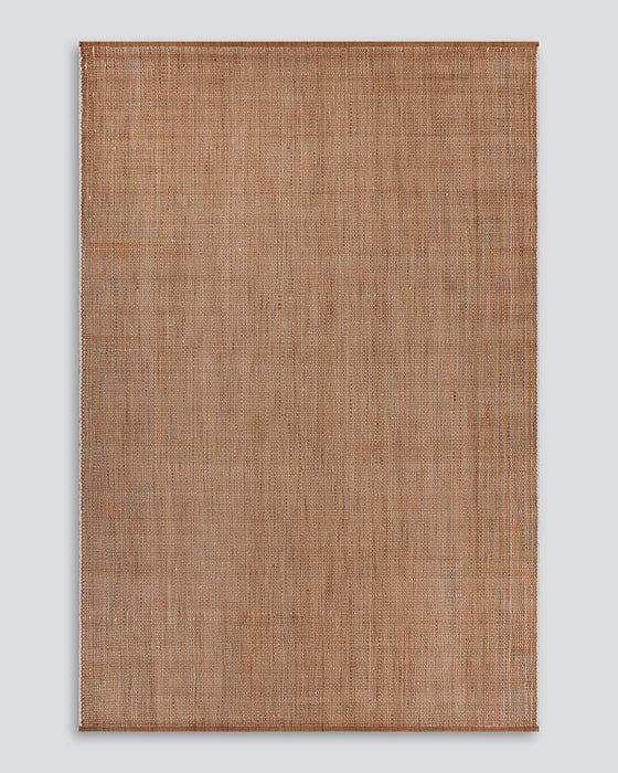 Lonsdale Floor Rug in Cumin, the whole rug shown flat on a plain background