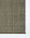 Lonsdale Floor Rug in Olive, close-up of a corner showing the edge and recycled PET pile