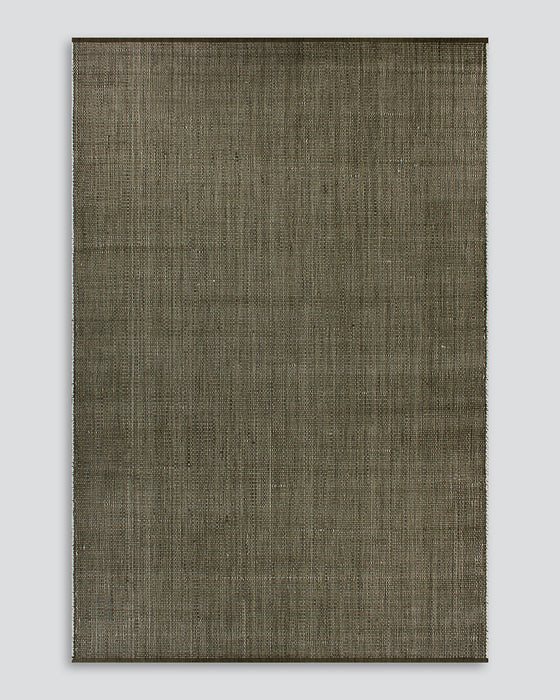 Lonsdale Floor Rug in Olive, the whole rug shown flat on a plain background