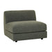 Madrid Curve 1 Seater Centre Sofa - Green Boucle
