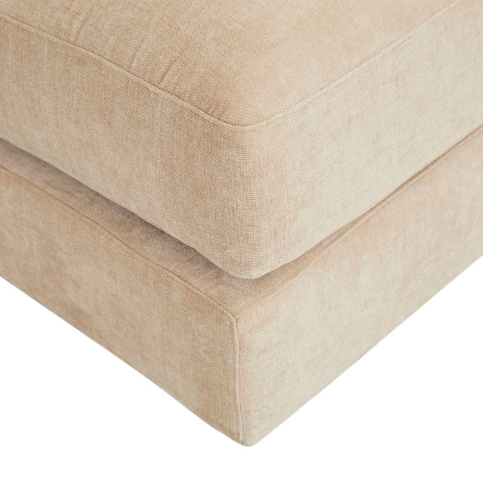 Madrid Curve 1 Seater Centre Sofa - Soft Wheat