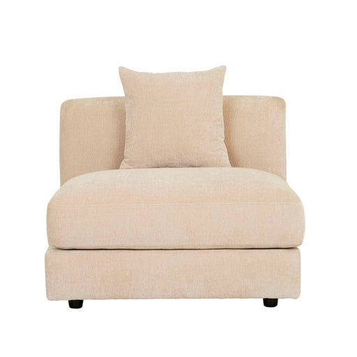 Madrid Curve 1 Seater Centre Sofa - Soft Wheat