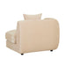 Madrid Curve Left Arm Sofa - Soft Wheat