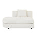 Madrid Curve Left Chaise Sofa - Grey Speckle Boucle
