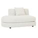 Madrid Curve Left Chaise Sofa - Grey Speckle Boucle