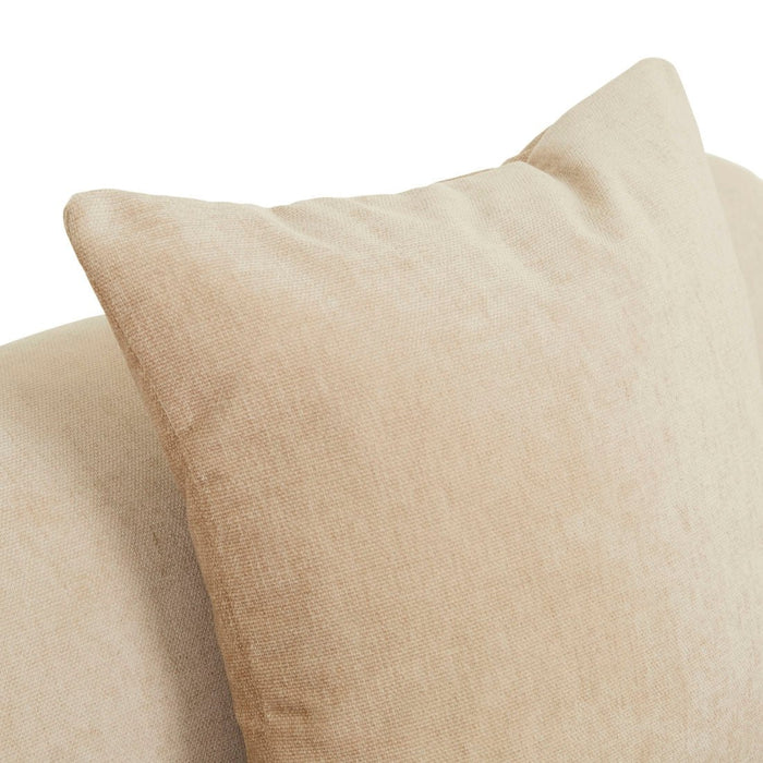 Madrid Curve Left Chaise Sofa - Soft Wheat