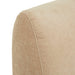 Madrid Curve Left Chaise Sofa - Soft Wheat