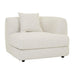 Madrid Curve Right Arm Sofa - Grey Speckle Boucle