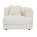 Madrid Curve Right Arm Sofa - Grey Speckle Boucle