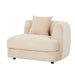 Madrid Curve Right Arm Sofa - Soft Wheat