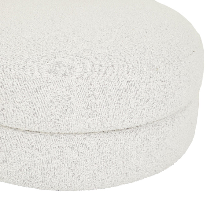 Madrid Curve Right Chaise Sofa - Grey Speckle Boucle